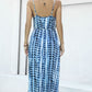 Tie-Dye Spaghetti Strap Maxi Dress