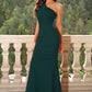 One-Shoulder Sleeveless Maxi Dress