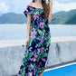 Full Size Ruffled Off-Shoulder Flutter Sleeve Maxi Dress