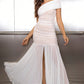 One-Shoulder Ruched Maxi Dress