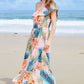 Full Size Ruffled Off-Shoulder Flutter Sleeve Maxi Dress